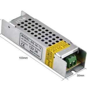 Transformador 3A Metálico – 36W